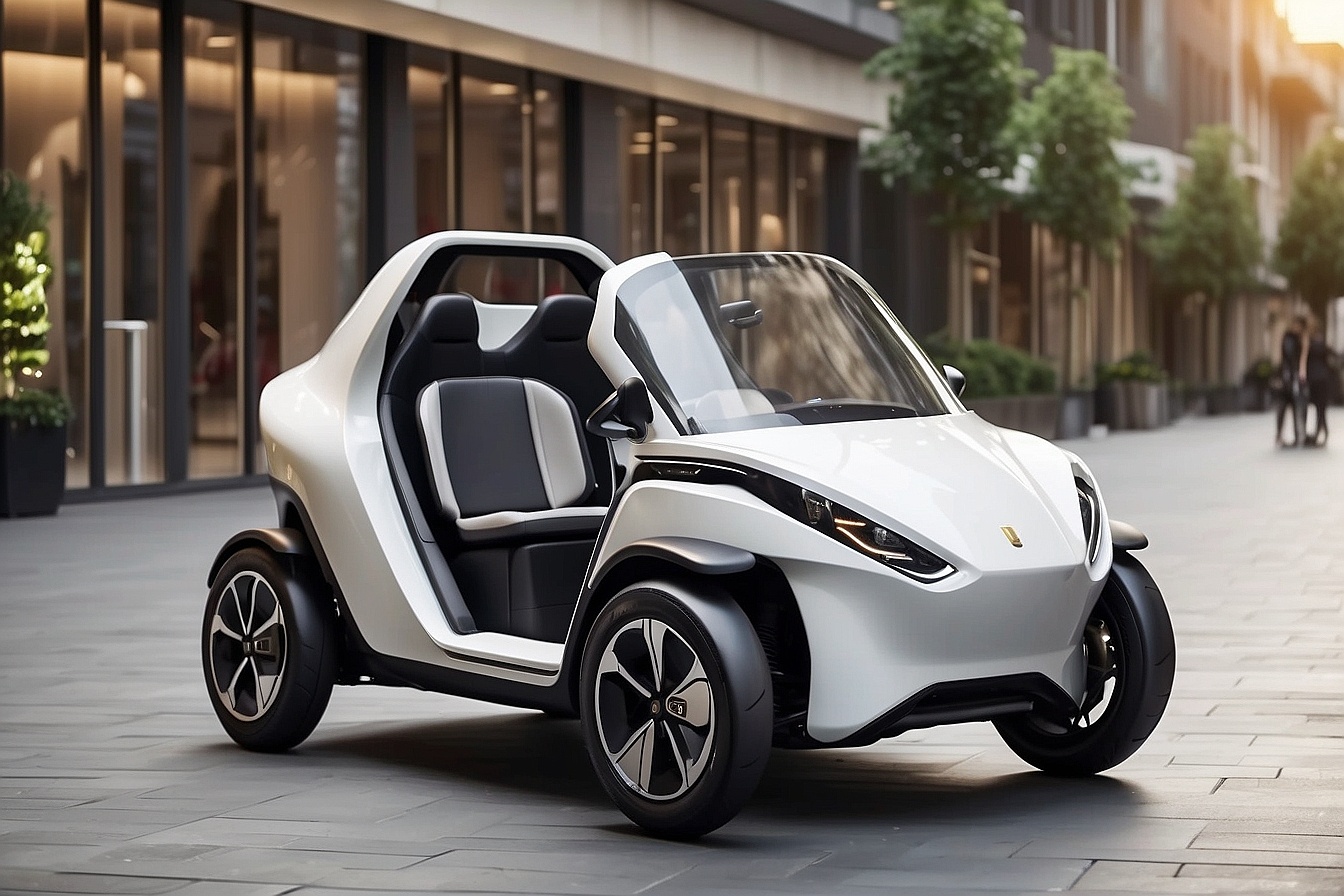 Luxe Elektrische Auto voor Senioren