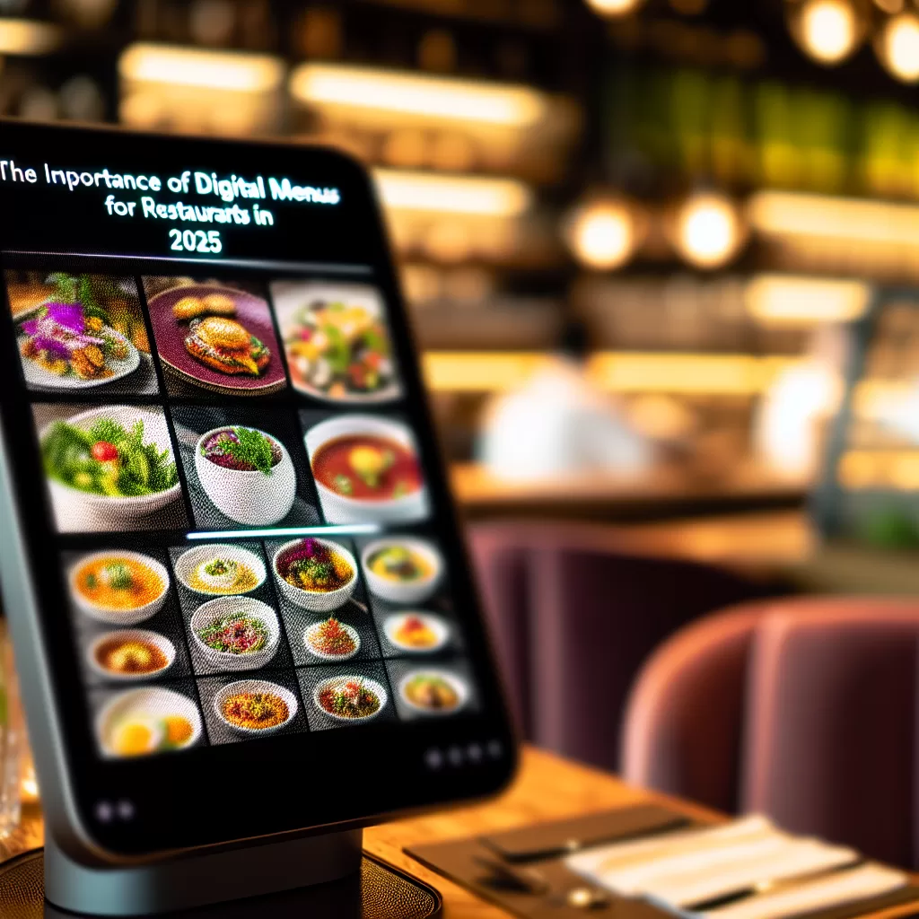 The Importance of Digital Menus for Restaurants in 2025