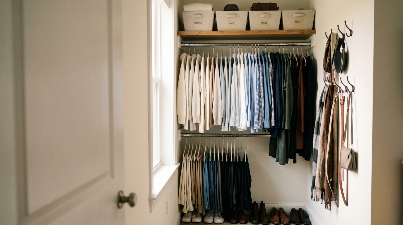 How to Organize a Small Closet Like a Pro